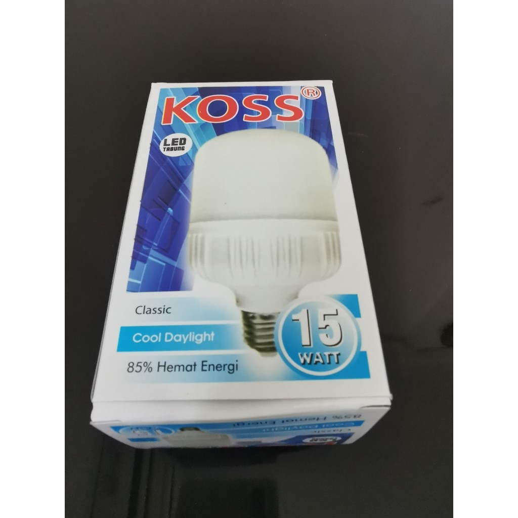 Lampu LED Jumbo Tabung 15 Watt Kapsul Super Terang Putih