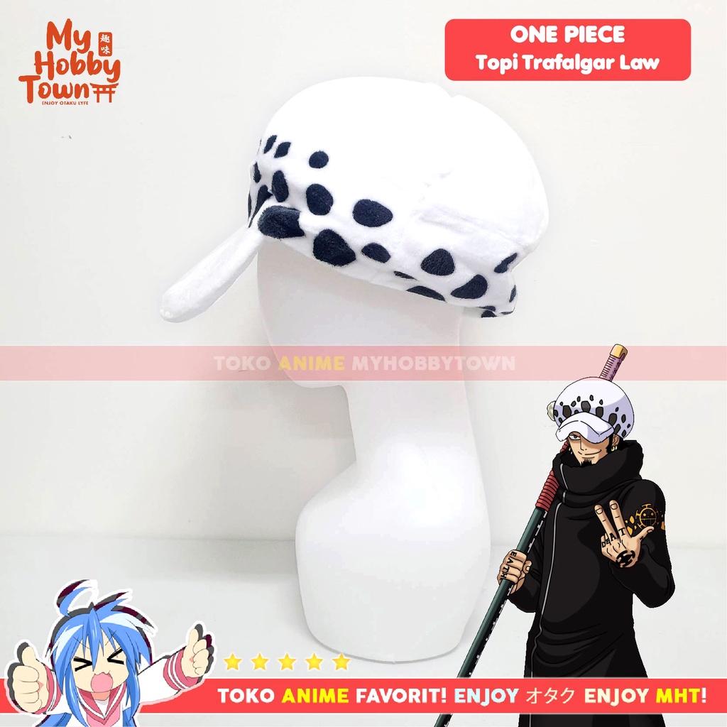 Topi Anime One Piece Trafalgar Law New World Cosplay Hat