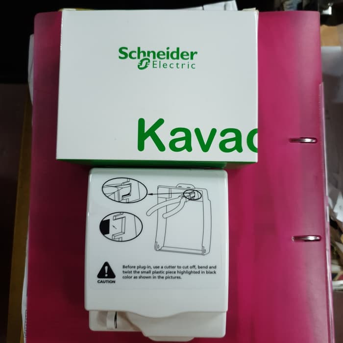 Unik Tutup cover stop kontak waterproof susu - schneider Murah