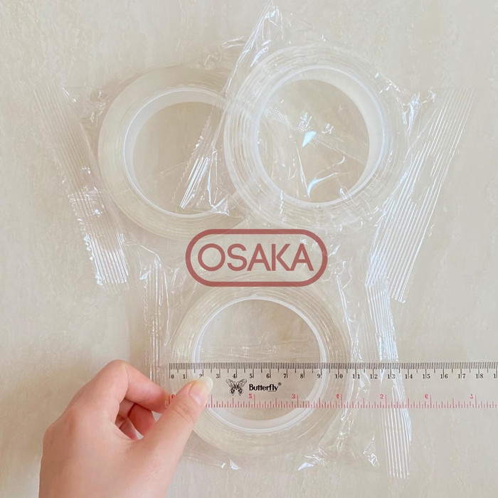 

Nikmati Double Tape Magic Nano Gel Bening Tahan Air 20Mm X 2M / 2 Meter Promo