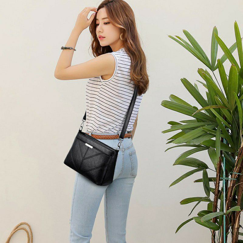 Hot Sale Fashion Tas Selempang Kulit Wanita Simple Elegant Korean