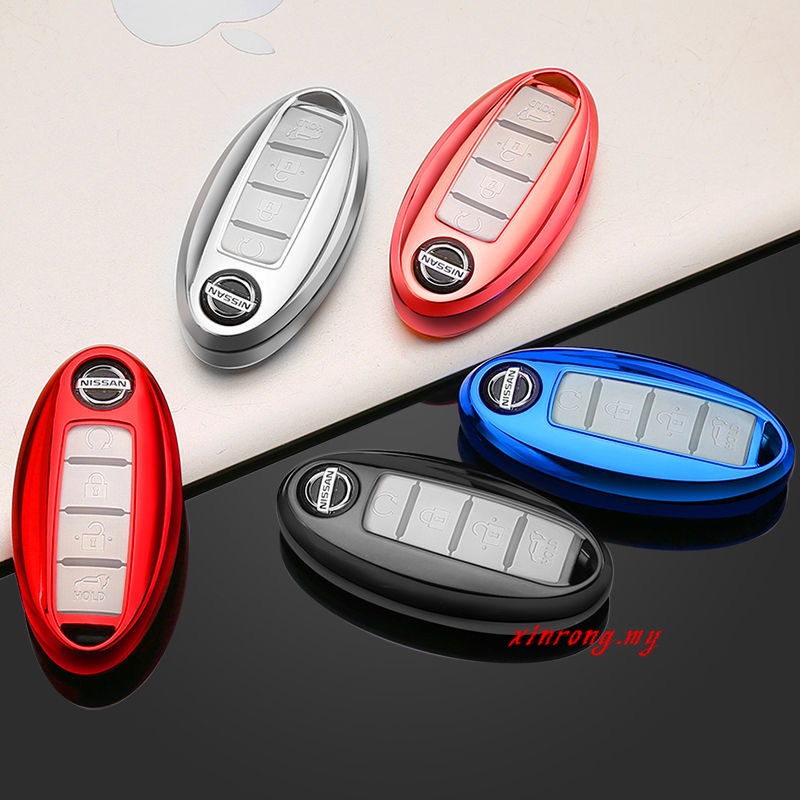 Casing Kunci Mobil Nissan Almera Sylphy Livina Qashqai Serena X-Trail Keyless Bahan Tpu