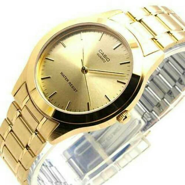 Jam Tangan Casio Original Couple Pria&amp;Wanita MTP&amp;LTP-1128N-9A (Harga Sepasang)