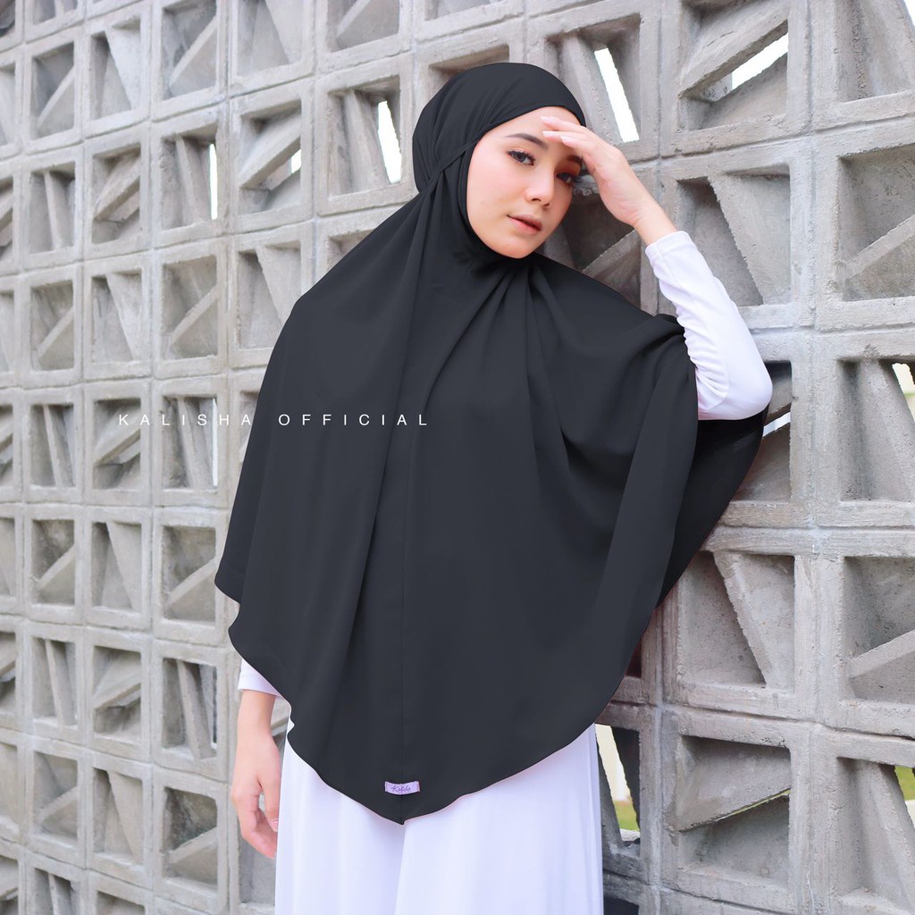 Bergo Maryam Syari Tali Nonpet Diamond Size XL Jumbo