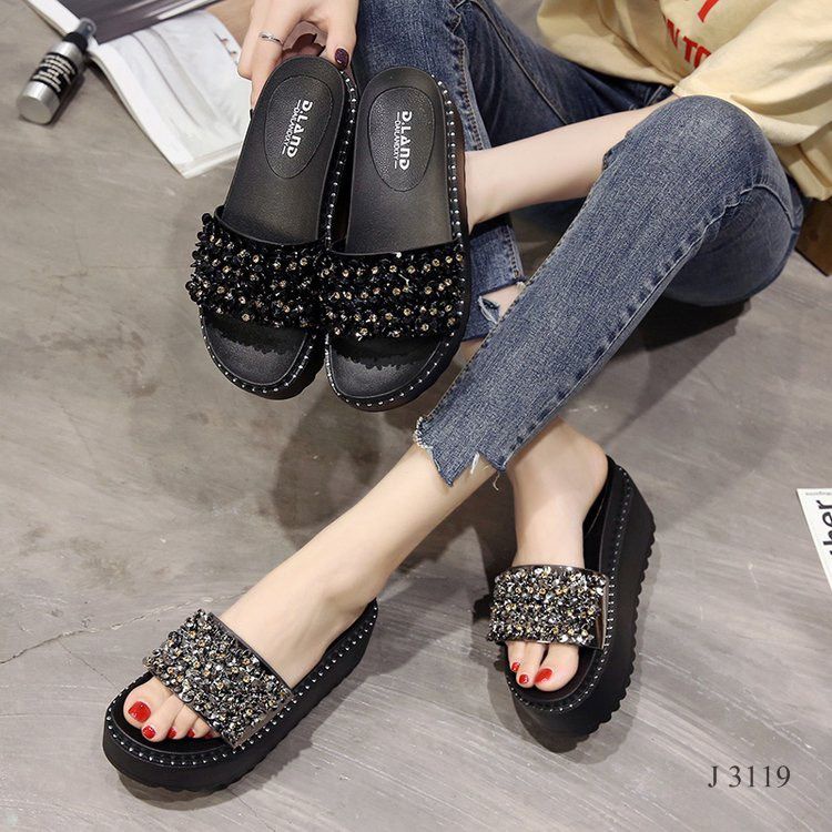 SANDAL SLOP WEDGES FASHION WAYNA 3119