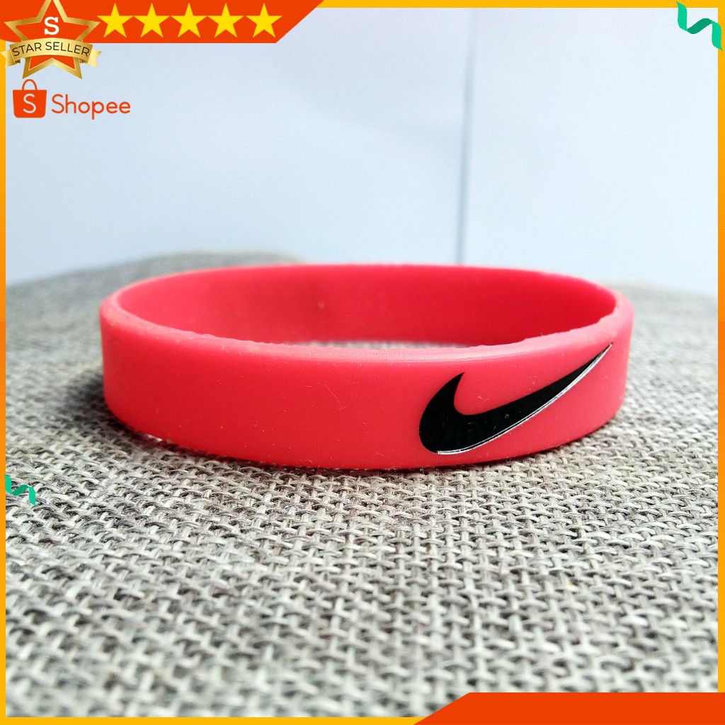 NIKE GELANG TANGAN PRIA - GELANG KARET NIKE SPORT ORIGINAL FASHION NIKE MERAH