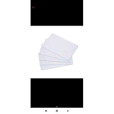 Kartu PVC inkjet / ID Blank Card PVC Inkjet CR80