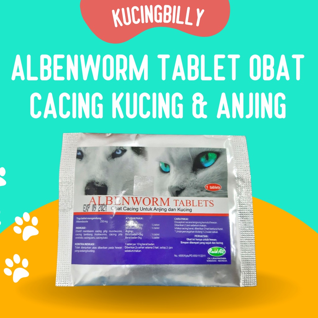 Albenworm tablet Obat cacing