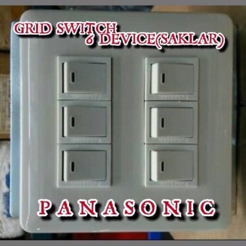 Jual Saklar Grid Switch Gang Panasonic Saklar Gang Gang Panasonic Saklar Multi Gang