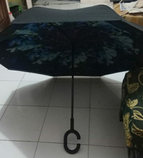 Payung Terbalik Payung Mobil Upside Down Umbrella Kazbrella