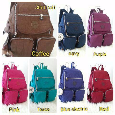TAS SEKOLAH/TAS RANSEL KIPLING POLOS MEDIUM