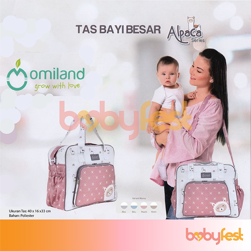 Omiland Tas Bayi Besar Alpaca Series OB27201-4