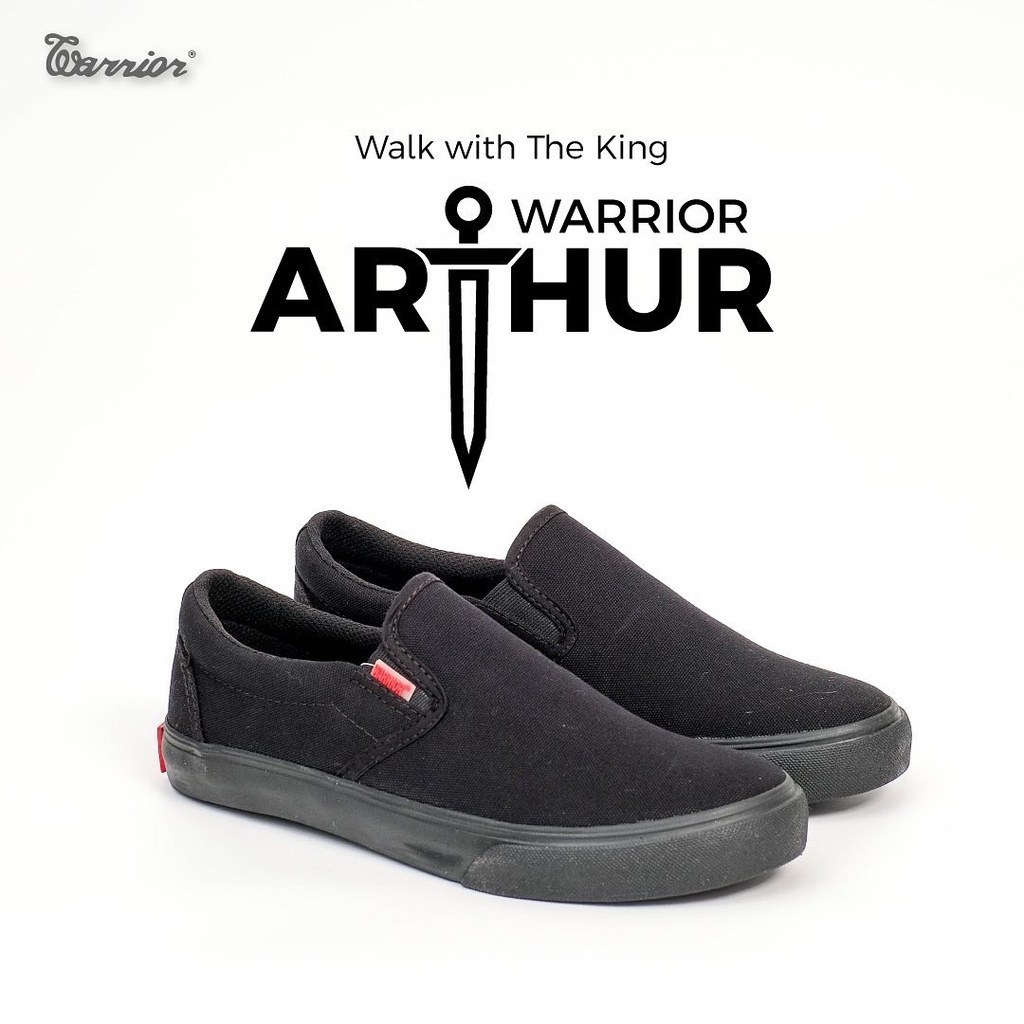 WARRIOR SHOES - ARTHUR ALL BLACK