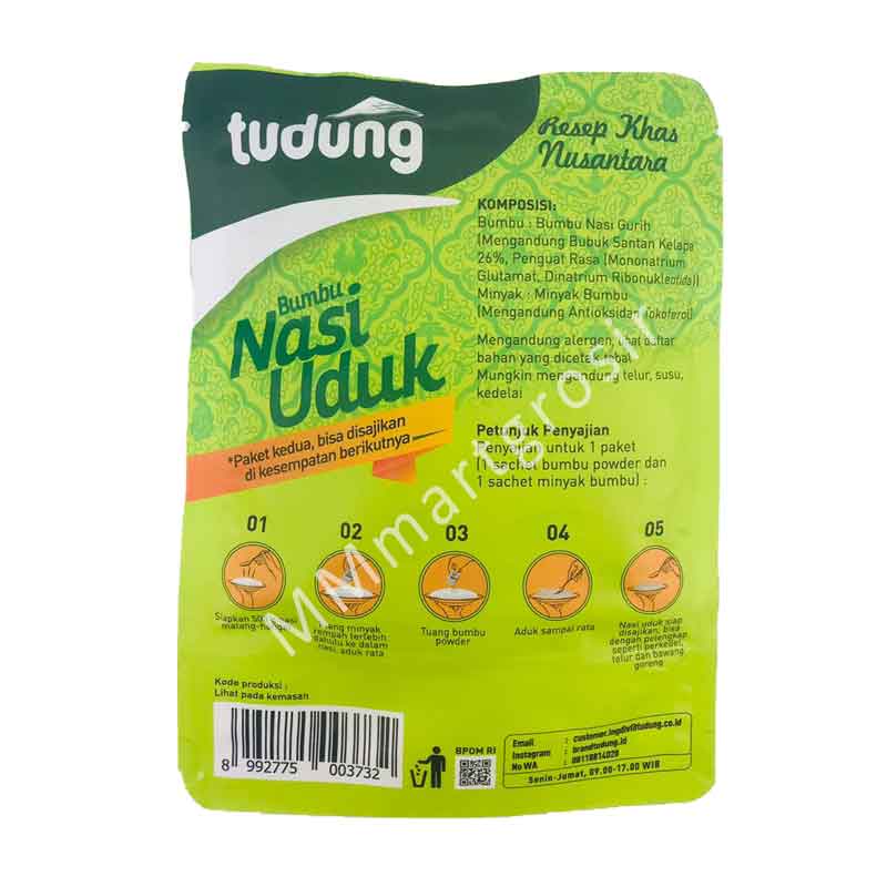 Tudung / Bumbu Dapur / Resep Khas Nusantara / 55g