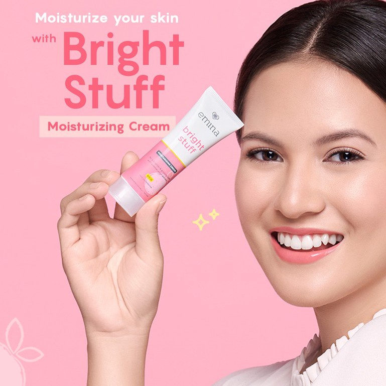 Emina Bright Stuff Moisturizing Cream 20 ml - Pelembab Wajah Mencerahkan