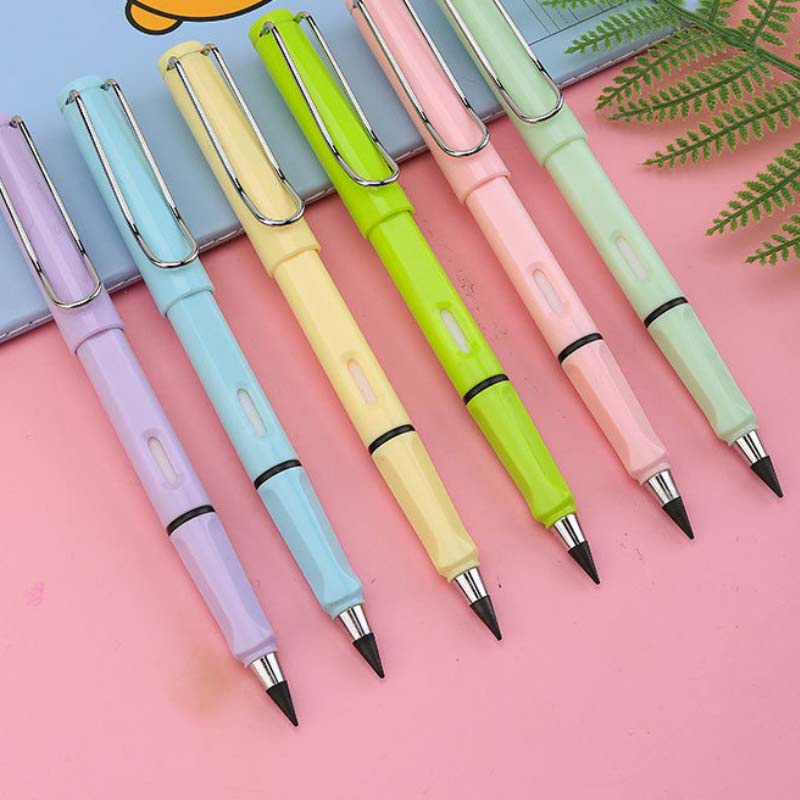 Pensil Gambar / Tulis Portable Bisa Dihapus Warna Acak