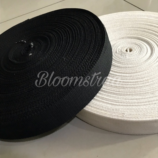 Roll Webbing Katun 38 mm / 40mm Tali Polycotton Tas 3.8cm 4cm Poli Katun Rollan 30yard 4 cm gesper Lokal 38mm