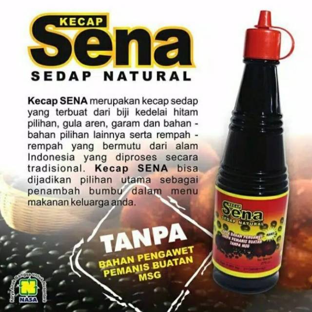 

kecap sena kecap manis kecap organik kecap sehat kecap sena nasa kecap sedap natural alami