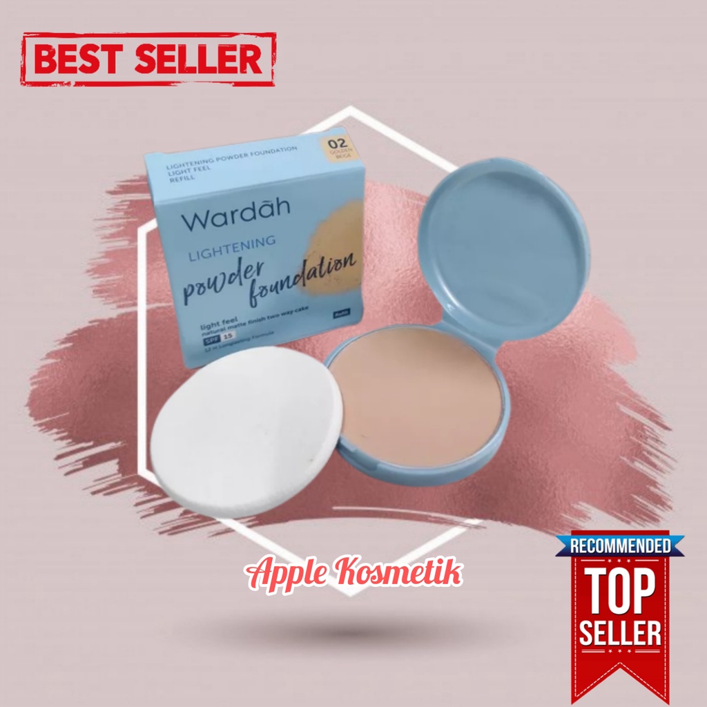 (REFILL) WARDAH LIGHTENING POWDER FOUNDATION LIGHT FEEL