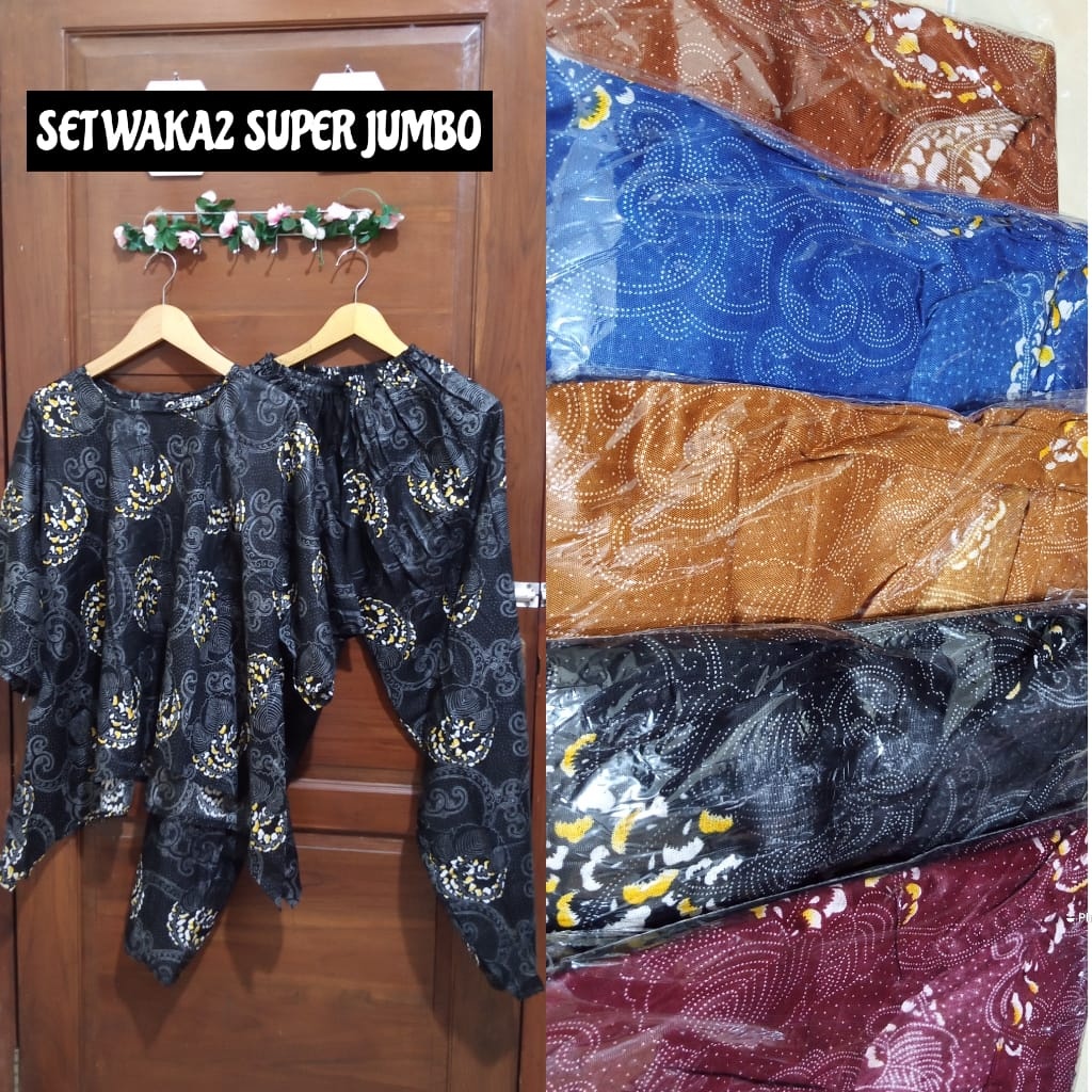 Baju Daster One Set Waka Rayon Super Jumbo Ld 140