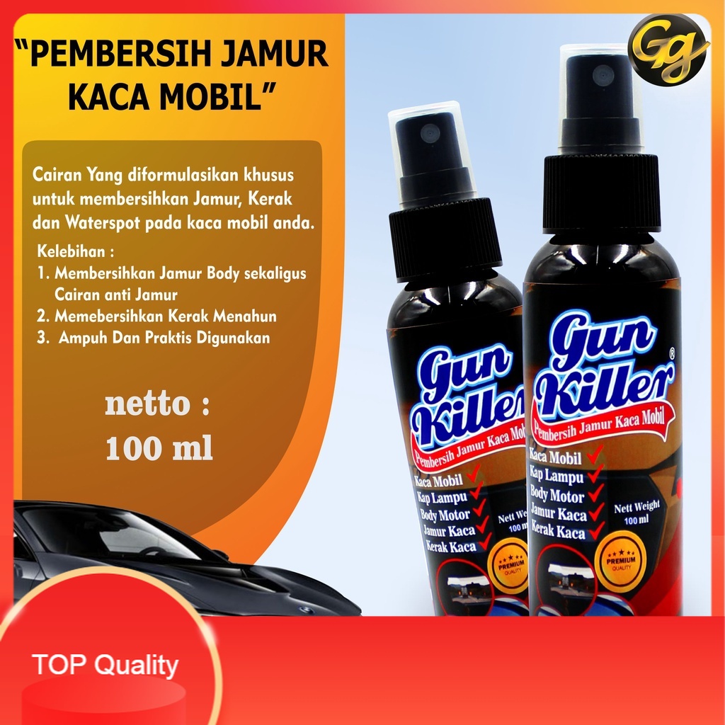 PEMBERSIH JAMUR KACA PADA MOBIL/OBAT JAMUR KACA MOBIL 100ML