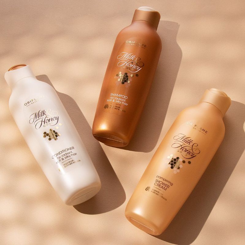 Milk&amp; Honey Gold Shampoo/Conditioner/Hair Mask for Radiant, Soft &amp; Silky Hair//Milk&amp; Honey Gold Pampering Shower Cream/Milk&amp;Honey Gold Shampoo/Conditioner