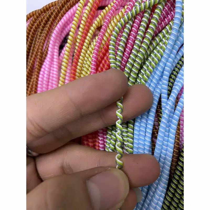 (HARGA PER 1PCS) Spriral Pelindung lilit kabel 1 / 2 / 3 Warna Pelindung kabel