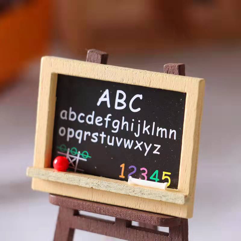 Cake Toper Miniatur Papan Tulis Topper Hiasan Kue Ultah BlackBoard