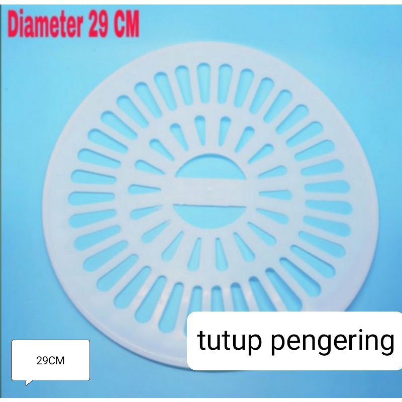 TUTUP PENGERING , 29CM , BULAT  , MESIN CUCI 2 TABUNG / SPINER Cup