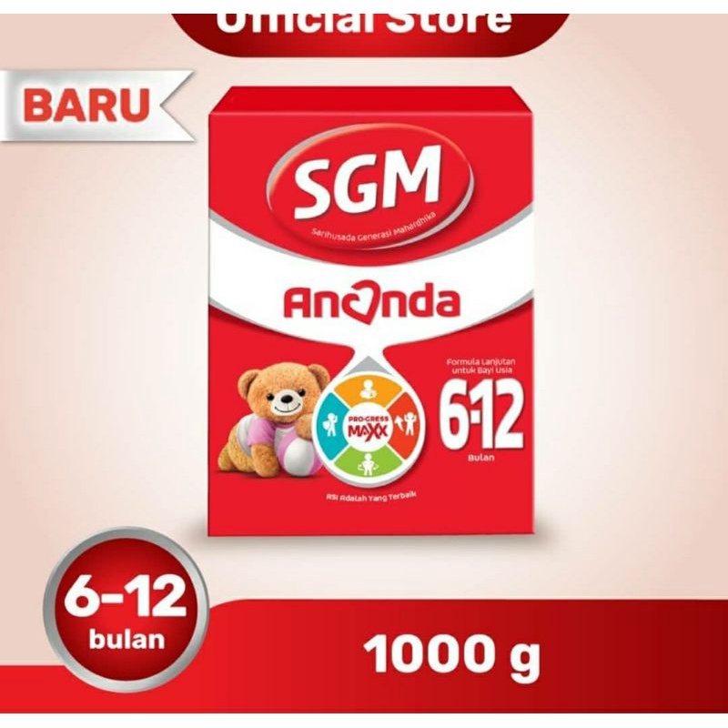 Susu SGM ANANDA 6-12 bulan 1000gr