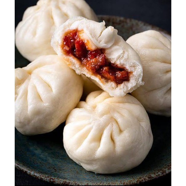 

Cha Siew Pao Ayam Isi 12 Pcs - Frozen Dimsum - Dimsum Cha Siew Pao
