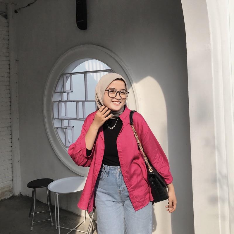 BEFAST - ZFS OOTD Cardigan FIYA / CALANI OVERSIZE BATWING RAYON DIAMOND / Atasan Wanita Lengan Panjang / Cardigan Keluaran Terbaru 2022 / Outer Polos Casual / Cardigan Kekinian Wanita / Outer Best Seller / Termurah / Cardigan Warna Fuschia