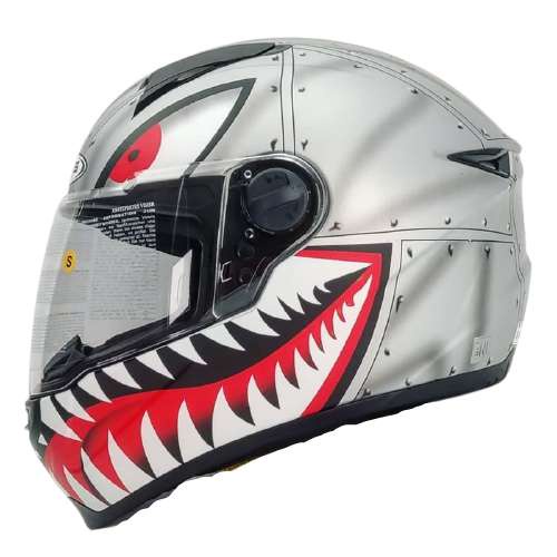 ZEUS ZS811 MATT SILVER AL38 BLACK | HELM FULL FACE| ORIGINAL ZEUS