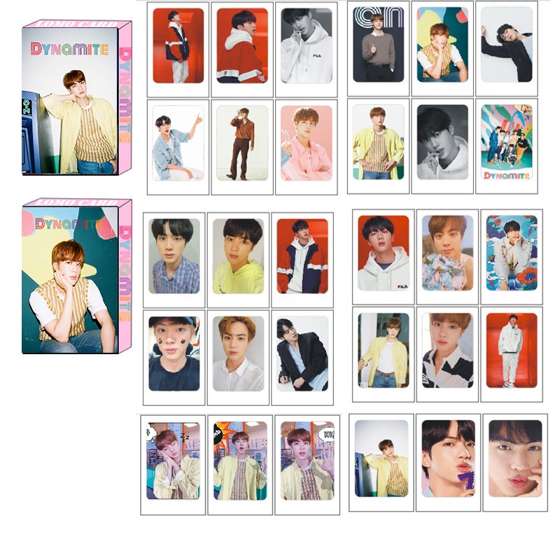 30pcs Kartu Lomo Foto KPOP BTS Album Dynamite