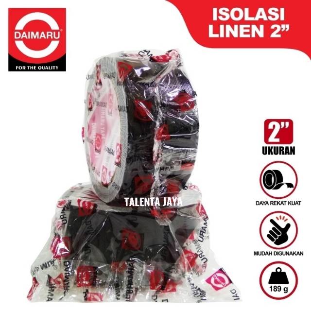 

LAKBAN LINEN HITAM BESAR 2" DAIMARU