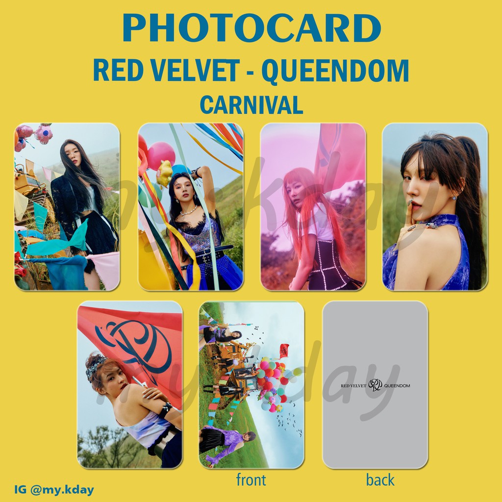 PC-0595, Unofficial Photocard Red Velvet Queendom: Carnival 2 sisi