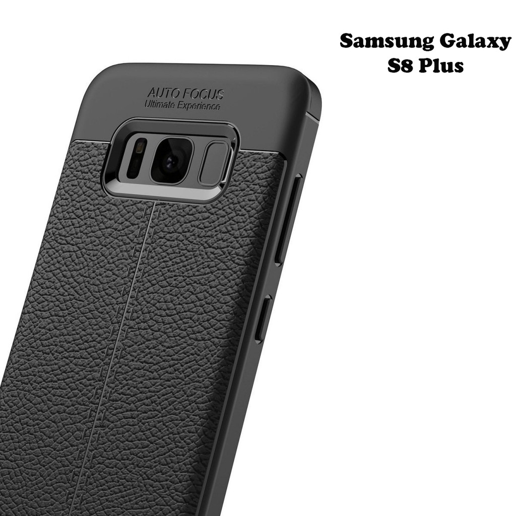 Case Auto Focus Samsung Galaxy S8 Plus Leather Experience SoftCase Slim Ultimate / Casing Kulit