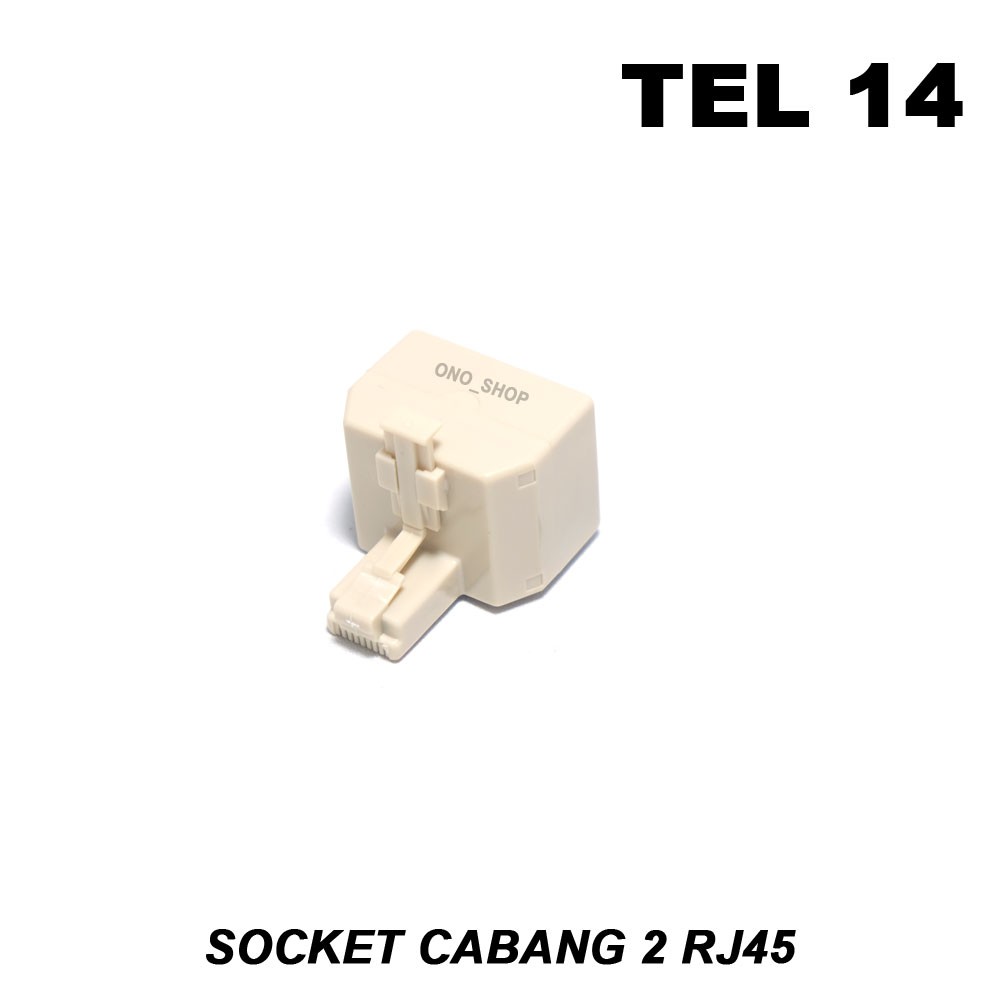 Socket Cabang 2 RJ45