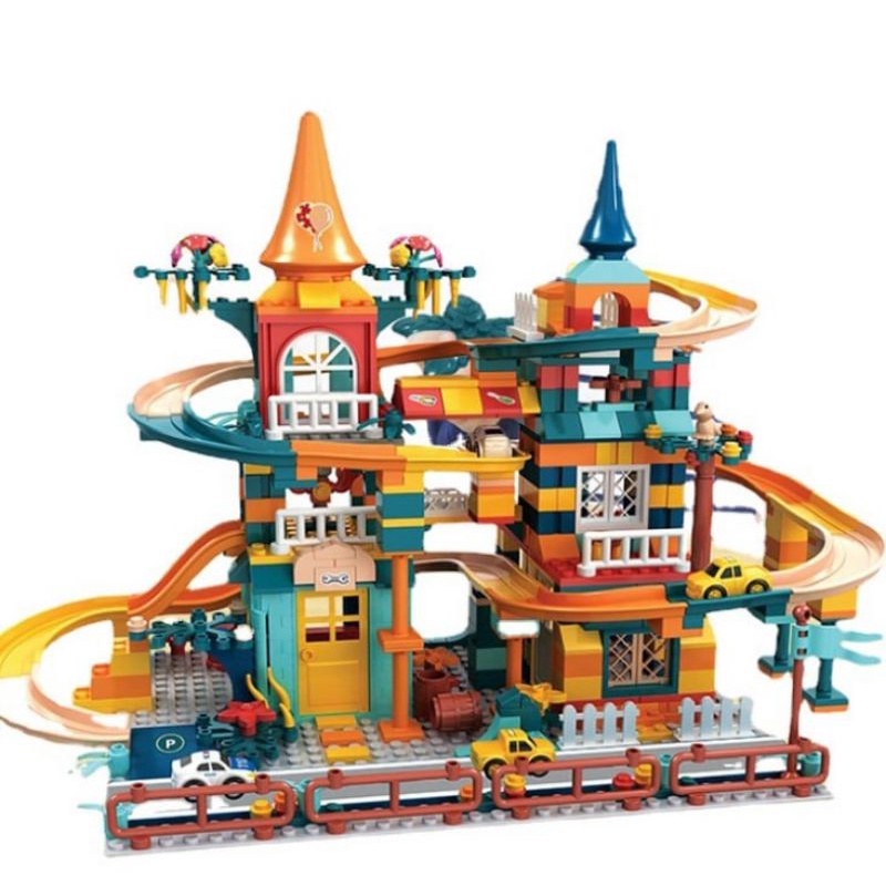 Slide Track Building Blocks Block Paradise 512 pcs