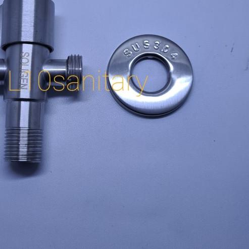 kran closet stainless soligen yg4 / kran toilet t / stop kran cabang 2