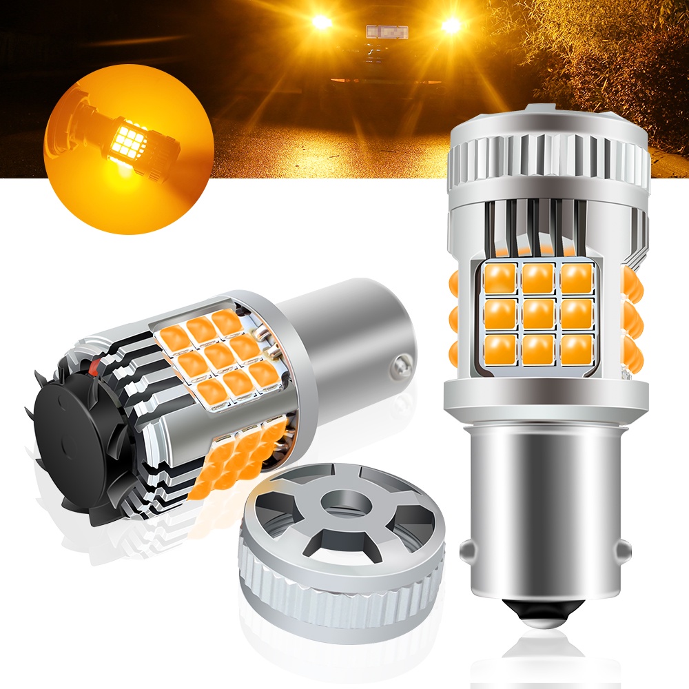 1pc Lampu led 36smd 3030 CanBus 1156 BA15S BAU15S T20 7440 T20 Untuk Seinrem Mobil