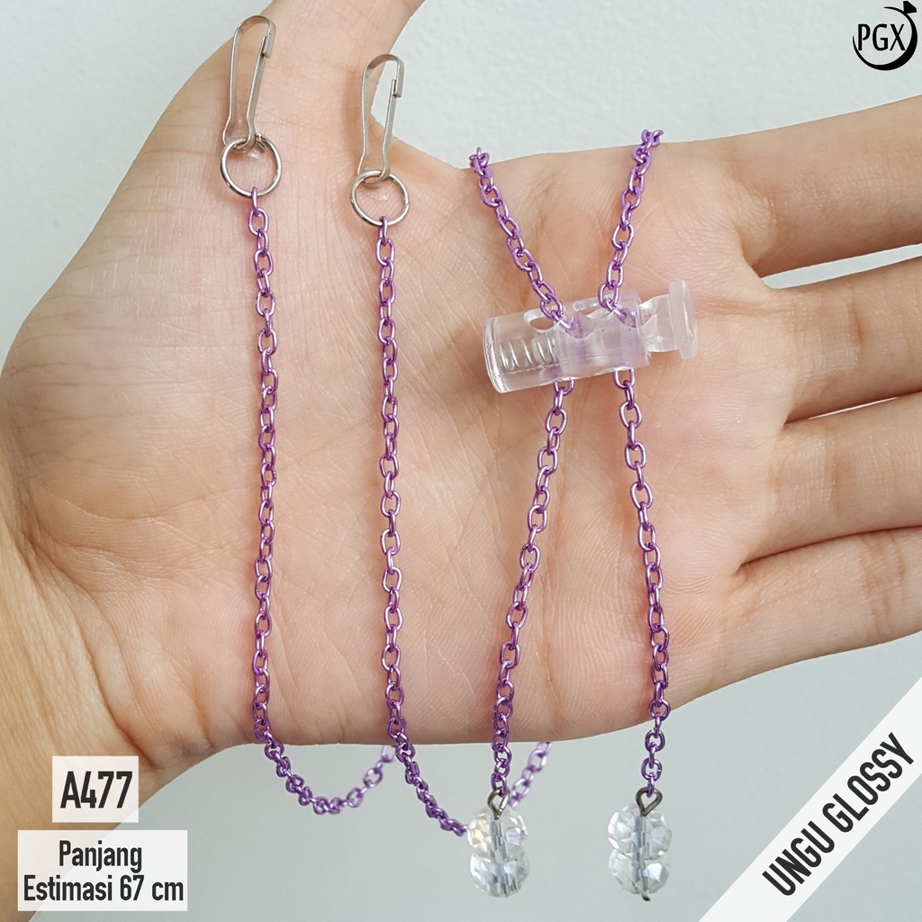 PGX Strap Masker Konektor 2in1 Rantai Kalung Masker - Tali Masker A477