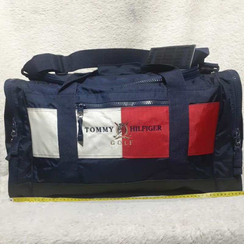 Tas Second / Preloved / TOMMY HILFIGER Golf /  Duffle Bag / Tas Minggat Bekas.