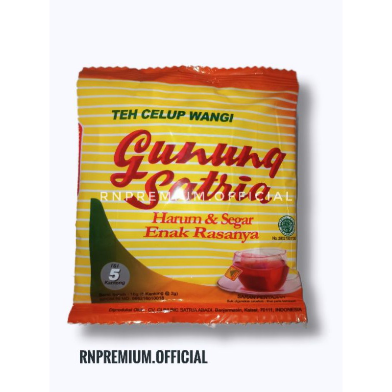 

Teh Celup Wangi sachet Cap Gunung Satria/teh sachet/teh harum