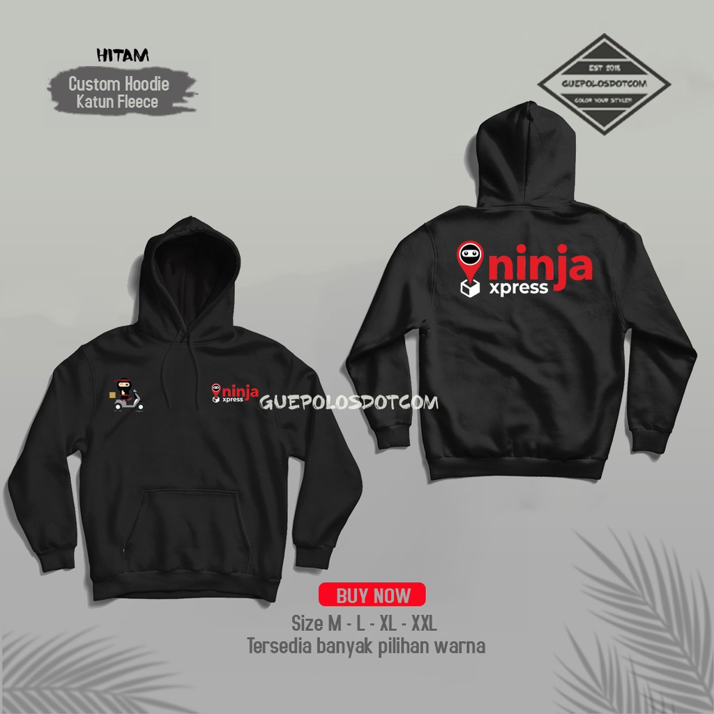 JAKET NINJA XPRESS printing - HOODIE JUMPER JAKET KURIR NINJA XPRESS  - HODIE EXPEDISI NINJA