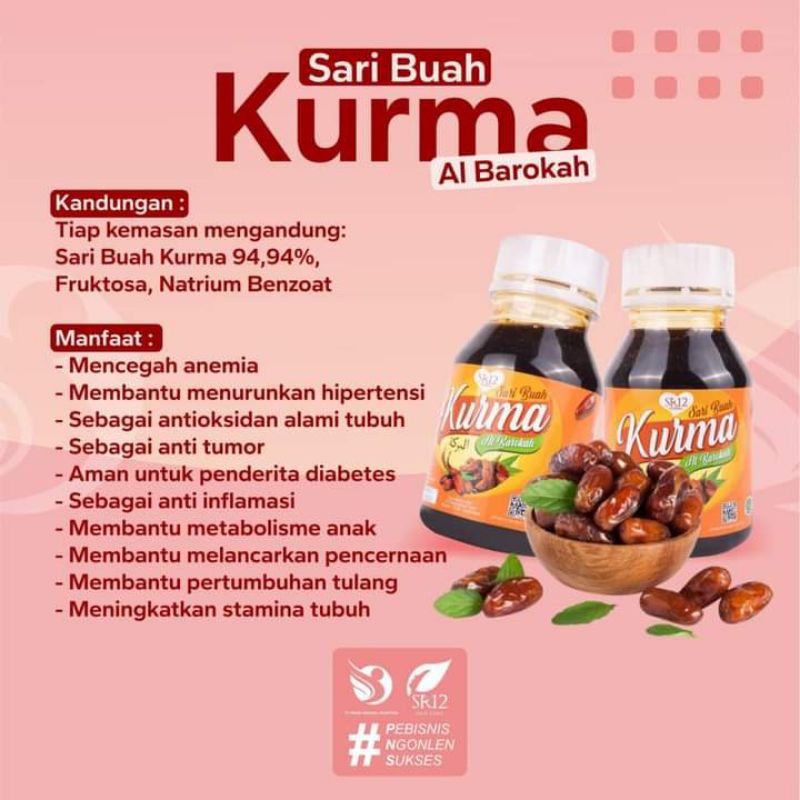 

SARI KURMA Al Barokah Sr12 Halal BPOM