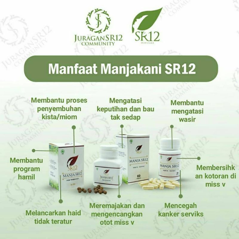 Manjakani SR12 Mengatasi keputihan
