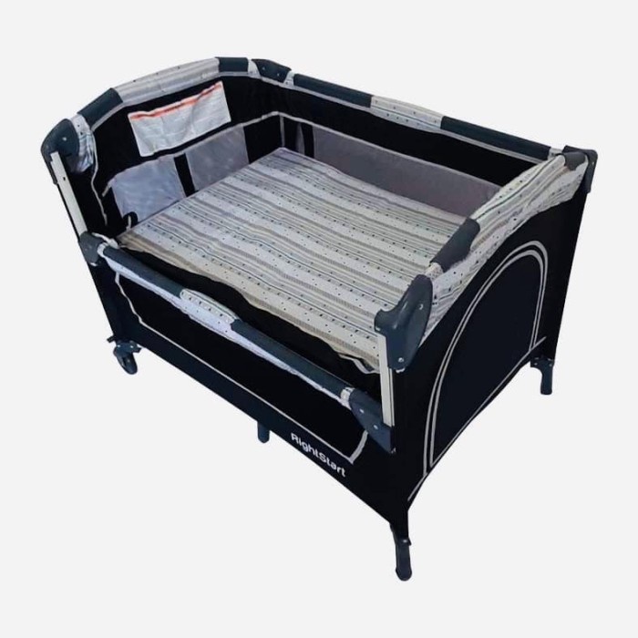 Right Start Playard Box Tidur Bayi Moon Start White