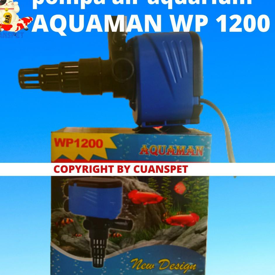 A02E   TER  HEAD  POMPA AIR CELUP AQUARIUM AQUASCAPE AQUAMAN WP 1200 7 WATT 1L/H Terkini