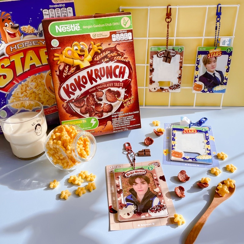 

Cereal Killer Acrylic Kpop Photocard Card Holder / PC Frame by Bibimcat